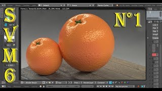 Modéliser et Peindre une Orange Blender 3d tutoriel SVM6 N°1 Les pétales [upl. by Nathanson]