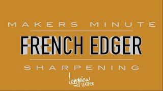 How To Sharpen Your French Edger [upl. by Yeslek]