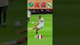 Vini Jr vs Mbappe vs Cavani vs Margo Robbie vs Fabian Ruiz football viralvideo [upl. by Chaim]