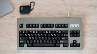 NCR80 R2 with Alpaca Switches Lubed typing sound [upl. by Kovacev]