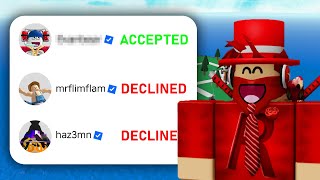 I Sent a Friend Request to 100 Verified Roblox Users [upl. by Nenerb]