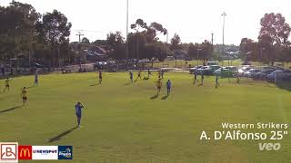 2023 State League 2 0021 League Goals Round 12 v Western Strikers 13 May 2023 [upl. by Arivle]