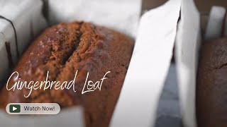 Gingerbread Loaf with Fresh Ginger  Easy Recipe [upl. by Anitsirhk816]