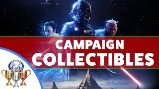 Star Wars Battlefront 2 Collectible Locations  All 23 For Campaign Milestones 175 Crafting Parts [upl. by Georg567]