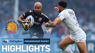 Exeter Chiefs v Northampton  HIGHLIGHTS  Late Penalties Swing Game  Gallagher Premiership 202122 [upl. by Gore]