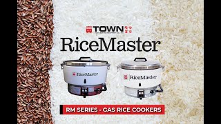 Town Food Service Equipment  RM55 RM50 Gas Rice Cooker [upl. by Adnawyt]