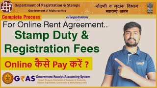 How To Pay Stamp Duty and Registration Fees Online On GRAS Mahakosh For Online Rent Agreement IGR [upl. by Ailemaj865]