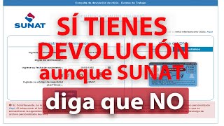 Devolución de Impuestos 2023 Sunat  Como saber si tengo devolución de renta de quinta categoría [upl. by Angelia]