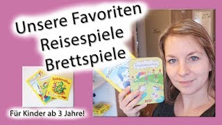 Brettspiele Reisespiele Favoriten  Werbung wegen Markennennung [upl. by Delphina]