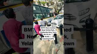 BMTC bus crash [upl. by Atirahs]