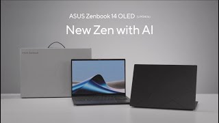 ASUS Zenbook 14 OLED UM3406 Unboxing Video  New Zen with AI [upl. by Mccallum]