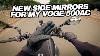 New Side Mirrors for the VOGE 500AC [upl. by Yrome820]