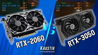 COMPARATIVA TARJETAS GRAFICAS RTX 2060 vs RTX 3050 [upl. by Ylrahc]