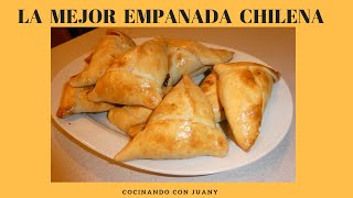 COMO HACER RICAS EMPANADAS CHILENAS AL HORNO CASERAS PASO A PASO [upl. by Sana]