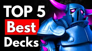 TOP 5 BEST Decks in Clash Royale September 2024 [upl. by Enylekcaj994]