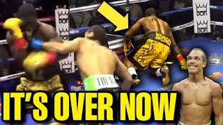 Adrien Broner KNOCKED DOWN Loses to Blair Cobbs [upl. by Rosaline]