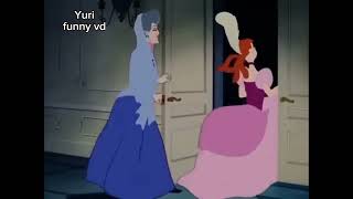 Cinderella funny voice actingbr yurimyanmar disney voiceacting funnyvideo yuri [upl. by Vladi]