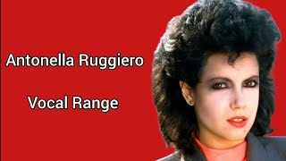 Antonella Ruggiero  Vocal Range Live amp Studio [upl. by Mendive]