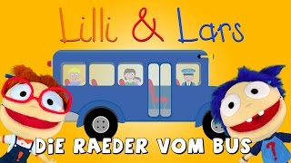 Die Räder vom Bus Kinderlied deutsch  Kinderlieder zum Mitsingen  Singen mit Lilli amp Lars [upl. by Isborne]