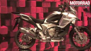 EICMA 2010 Honda Crosstourer Konzept Interview [upl. by Karlie]