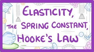 GCSE Physics  Elasticity spring constant and Hookes Law 44 [upl. by Hoeve]