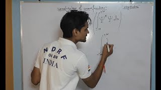 normalization of wave function LEC 2 HINDI QUANTUM MECHANICS [upl. by Aicertap300]