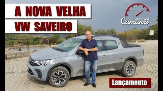 Avaliação da VW Saveiro 2024 o que o Camanzi achou desse lançamento  todos os detalhes da picape [upl. by Brunella]