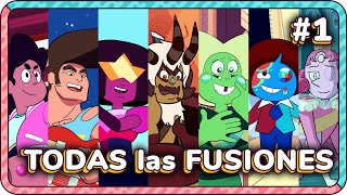 TODAS las FUSIONES de Steven Universe Pt 1 [upl. by Yrram795]