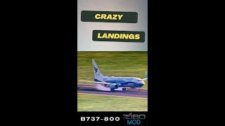 Crazy Landings  Tivat LYTV  XPlane 11  Zibo Mod  shorts [upl. by Nichola108]