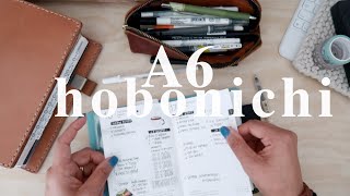 how Im using my A6 hobonichi [upl. by Oninrutas]