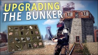 Upgrading my AWESOME BUNKER BASE  Rust Solo Survival 3 [upl. by Urbanna]