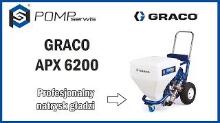 Graco APX 6200  Profesjonalny natrysk gładzi [upl. by Ardnosac195]