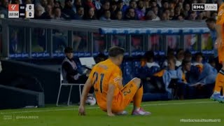 Brahim Díaz getting injury and leaving pitch with crying tears vs Real Sociedad  Madrid v Sociedad [upl. by Savell]