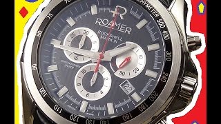 Часы Roamer Rockshell Mark III Chrono 220837 4155 02 [upl. by Rey]