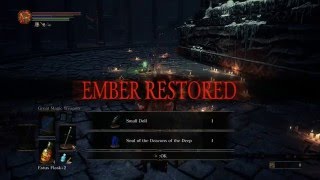 Dark Souls 3  How to Beat Deacons of the Deep with Pure Mage [upl. by Sordnaxela]