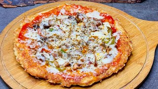 I added Eggs to the Bread amp Make this Delicious Pizza  Cheesy Pizza Recipe  Suji Pizza  Corner [upl. by Cassady]