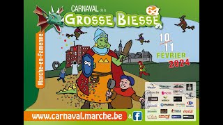 Carnaval de MarcheenFamenne 2024 [upl. by Yebba525]