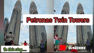 Petronas Twin Towers  KLCC Towers  Kaula Lumpur City Tour  Malaysia Tour [upl. by Airot]