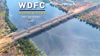 Western Dedicated Freight Corridor Maharashtra Progress  JNPT To Bhiwandi  WDFC Maharashtra [upl. by Ahsienaj770]