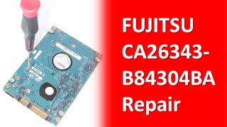 FUJITSU SATA 2 5in hard drive PCB board Repair and Disk Data Recovery [upl. by Bidle954]