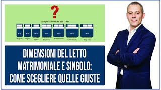 Dimensioni del letto come scegliere quelle giuste [upl. by Basia]