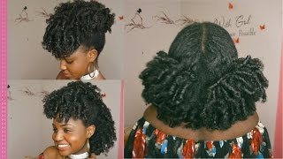 5 WAYS TO STYLE A ROLLER SET ON 4C HAIR [upl. by Nac]