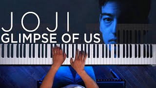 Joji  Glimpse Of Us  The Theorist Piano Cover [upl. by Ahsekat357]