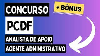 Concurso PCDF 2024  Apostila p Analista de Apoio às Atividades Policiais Agente Administrativo [upl. by Suckram478]