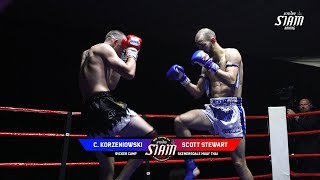 Chrystian Korzeniowski vs Scott Stewart  Muay Thai Full Fight [upl. by Eidnas]