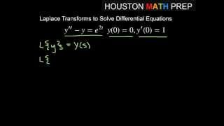 Using Laplace Transforms to Solve Differential Equations [upl. by Anaujahs]