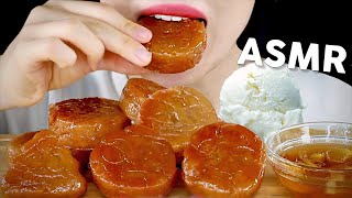 ASMR Fried Honey Cookies with IceCream Eating Sounds  이모티콘 약과 먹방  Yakgwa  MINEE EATS [upl. by Mallorie]