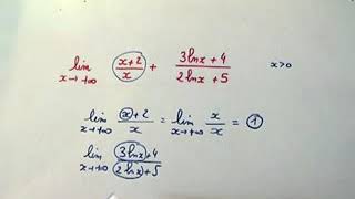 Calcul de la limite dune somme de fonctions logarithme népérien [upl. by Adriena]