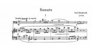 Paul Hindemith Bassoon Sonata 1938 [upl. by Eetsim]