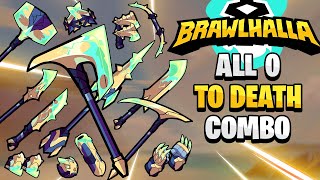 Every Weapons All 0 To Death Combo In Brawlhalla [upl. by Perry]